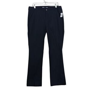 Old Navy High-Waisted Uniform Boot-Cut Pants Ink Blue Sz 12 NWT
